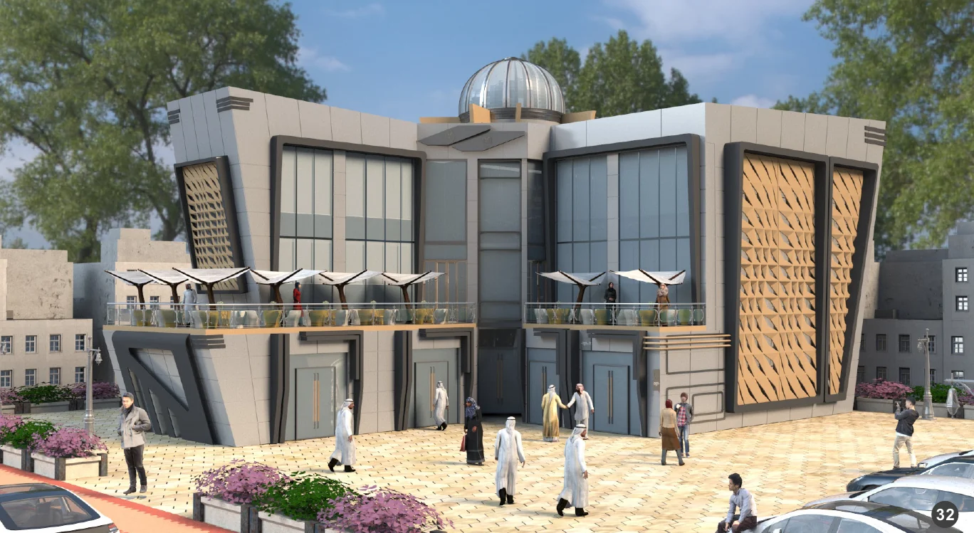 تصميم مبنى تجاري